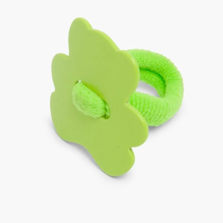 Pisamonas Elastico Cabelo Meninas Aplique Ursinho