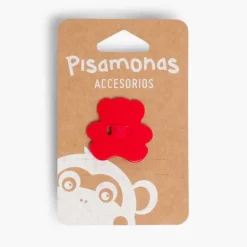 Pisamonas Elastico Cabelo Meninas Aplique Ursinho