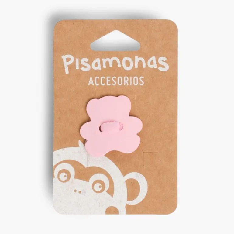 Pisamonas Elastico Cabelo Meninas Aplique Ursinho