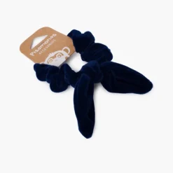 Pisamonas Elastico De Cabelo Scrunchie Veludo Com Laco