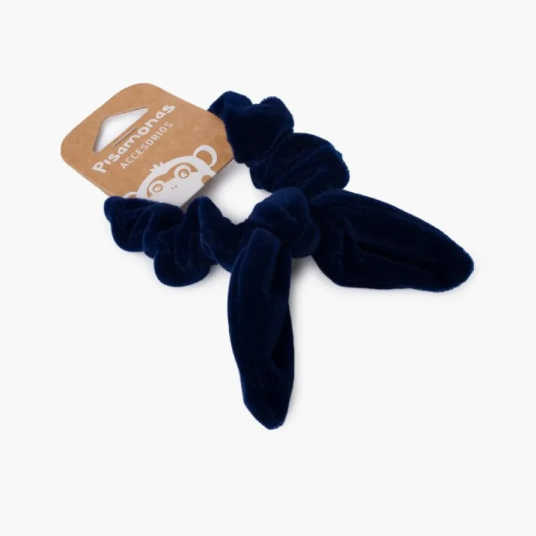 Pisamonas Elastico De Cabelo Scrunchie Veludo Com Laco