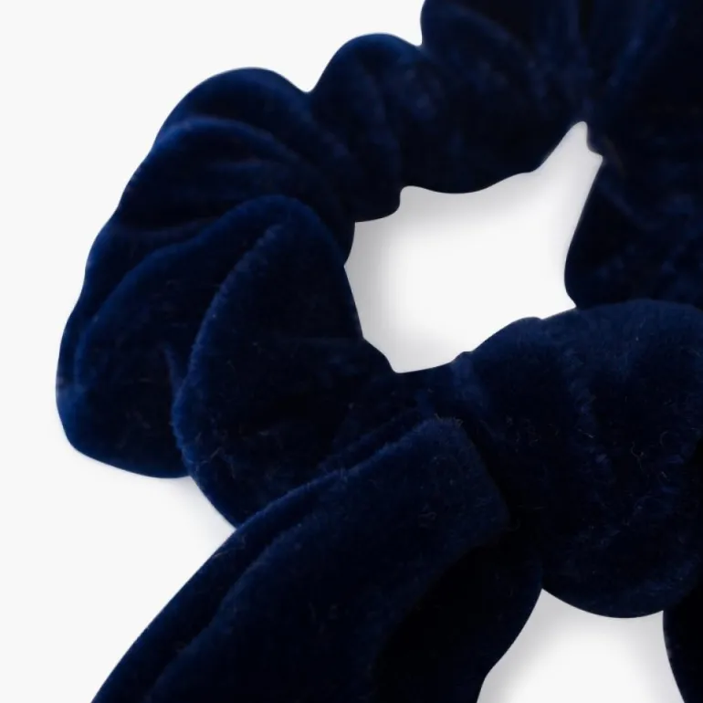 Pisamonas Elastico De Cabelo Scrunchie Veludo Com Laco