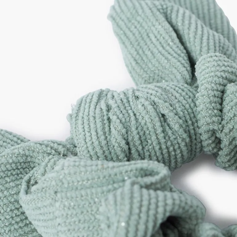 Pisamonas Elastico De Cabelo Scrunchie Micro Bombazine Glitter Com Laco