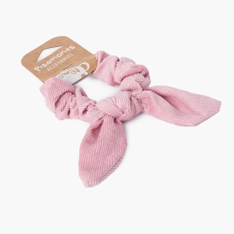 Pisamonas Elastico De Cabelo Scrunchie Micro Bombazine Glitter Com Laco