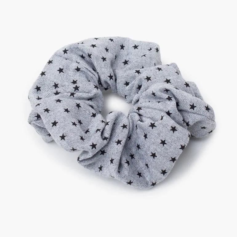 Pisamonas Elastico De Cabelo Tecido Estrelinhas