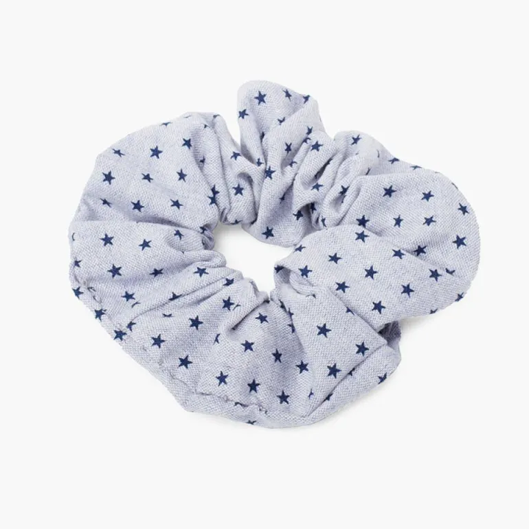 Pisamonas Elastico De Cabelo Tecido Estrelinhas
