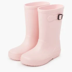 Menina Pisamonas Galochas Fivela Cores Pastel