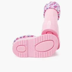 Menina Pisamonas Galochas Hello Kitty Cano Baixo
