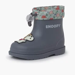 Menina Pisamonas Galochas Snoopy Rebordo Ajustavel