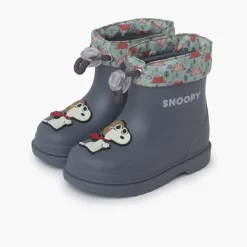 Menina Pisamonas Galochas Snoopy Rebordo Ajustavel