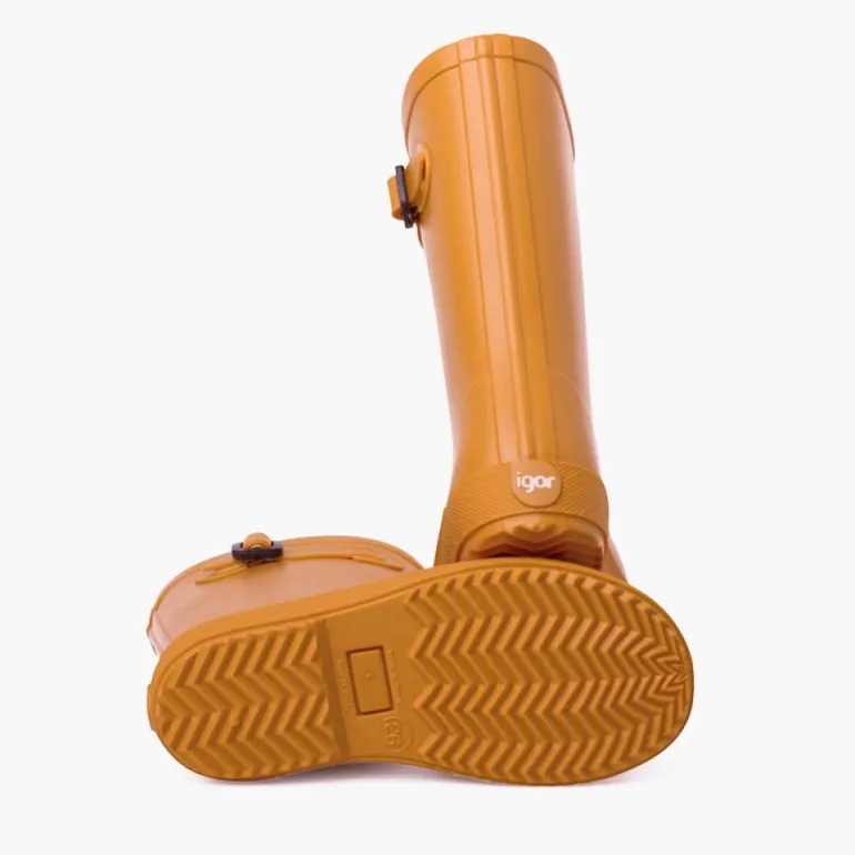 Menina Pisamonas Galochas Splash Fivela Cores Empoeiradas