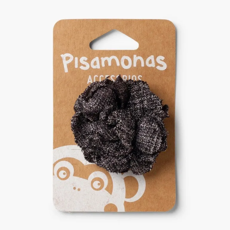 Pisamonas Gancho Clip Flor De Tela