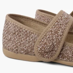 Menina Pisamonas Merceditas Menina Tweed Fecho Tira
