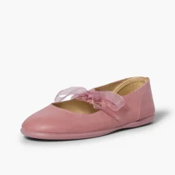 Menina Pisamonas Merceditas Pele Laco Organza
