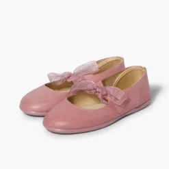 Menina Pisamonas Merceditas Pele Laco Organza
