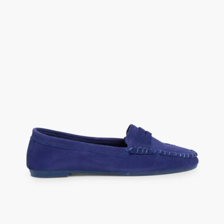 Menino Pisamonas Mocassim De Camurca Nortenas