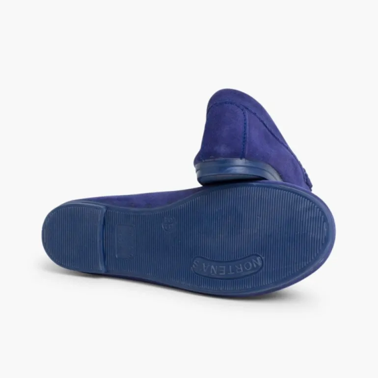 Menino Pisamonas Mocassim De Camurca Nortenas