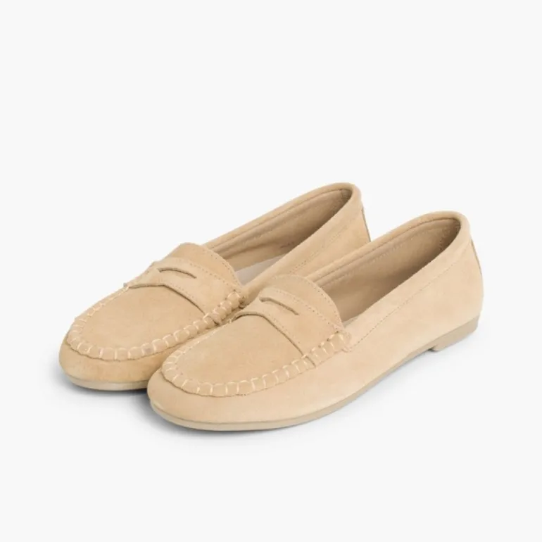 Menino Pisamonas Mocassim De Camurca Nortenas