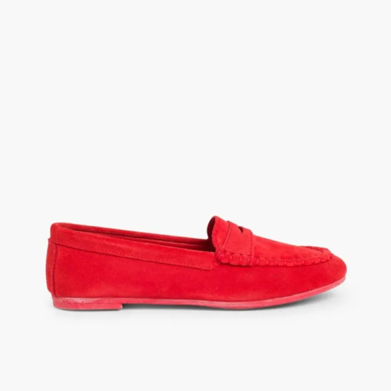 Menino Pisamonas Mocassim De Camurca Nortenas