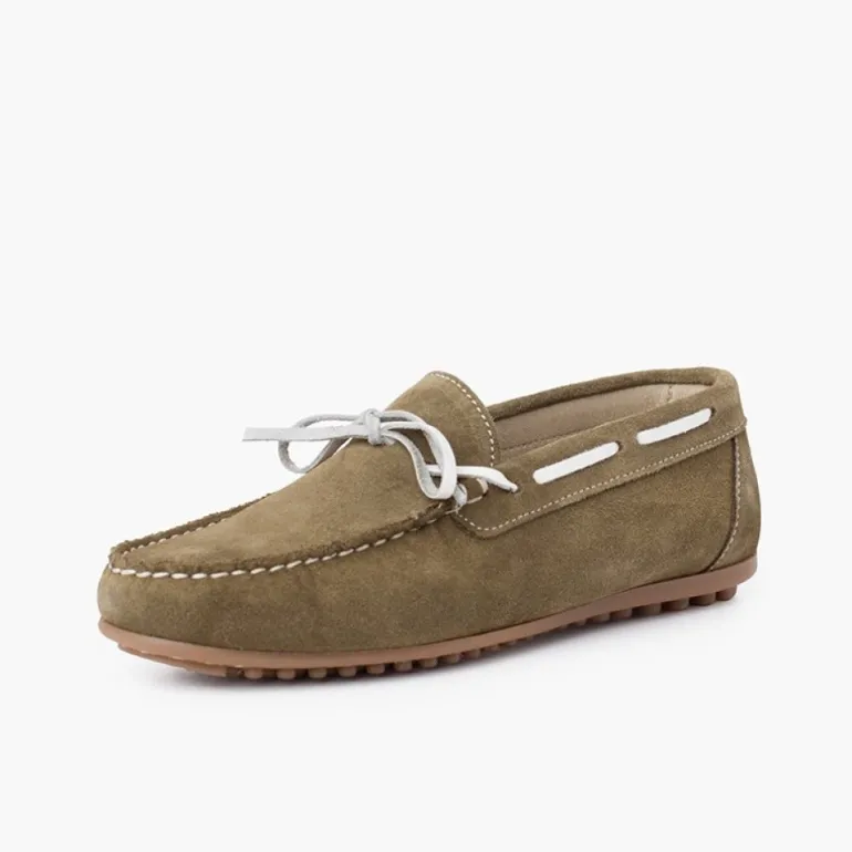 Menino Pisamonas Mocassim Menino Camurca Cerimónia Laco