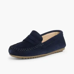 Menino Pisamonas Mocassins Camurca