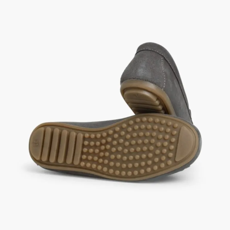 Menino Pisamonas Mocassins Camurca