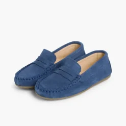 Menino Pisamonas Mocassins Camurca