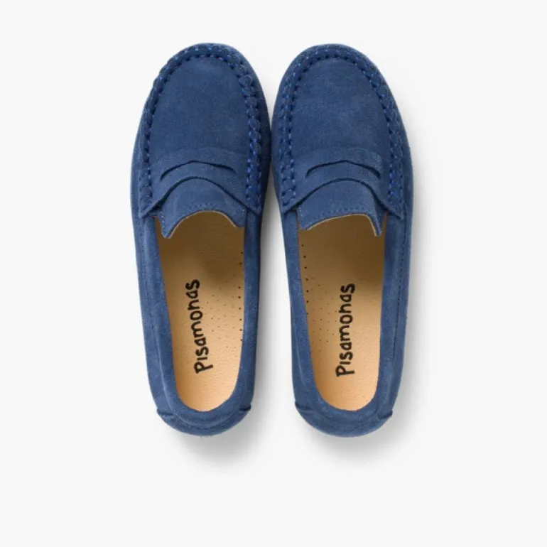 Menino Pisamonas Mocassins Camurca