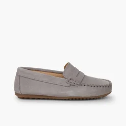 Menino Pisamonas Mocassins Camurca