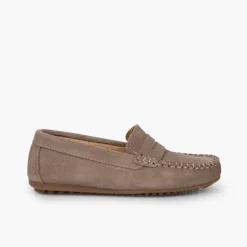 Menino Pisamonas Mocassins Camurca