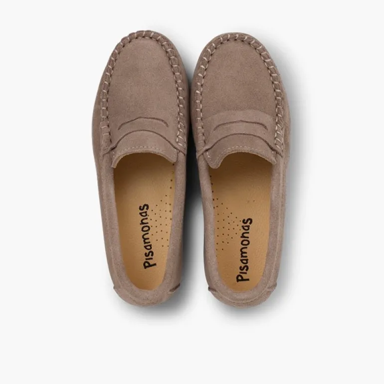 Menino Pisamonas Mocassins Camurca