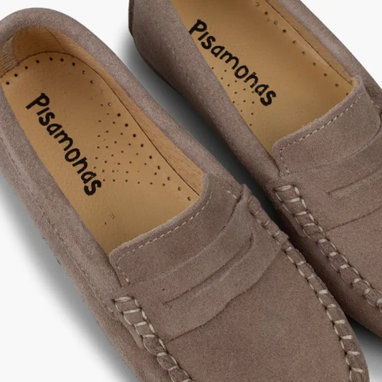 Menino Pisamonas Mocassins Camurca