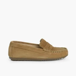 Menino Pisamonas Mocassins Camurca