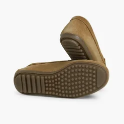 Menino Pisamonas Mocassins Camurca