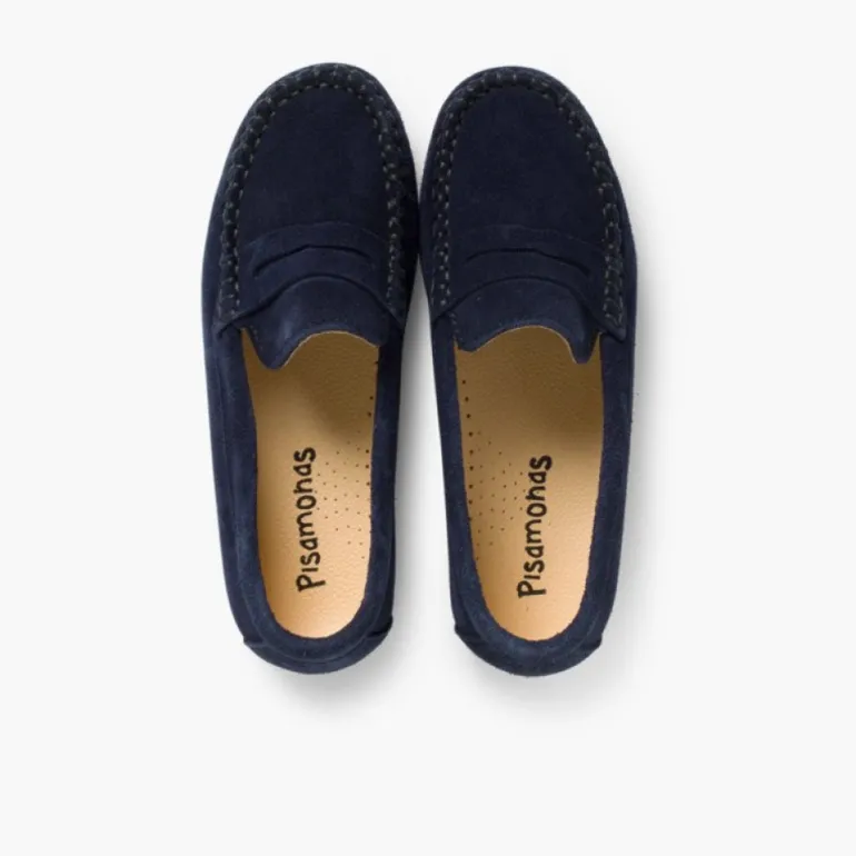 Menino Pisamonas Mocassins Camurca