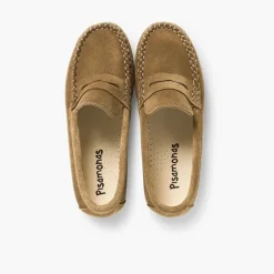 Menino Pisamonas Mocassins Camurca