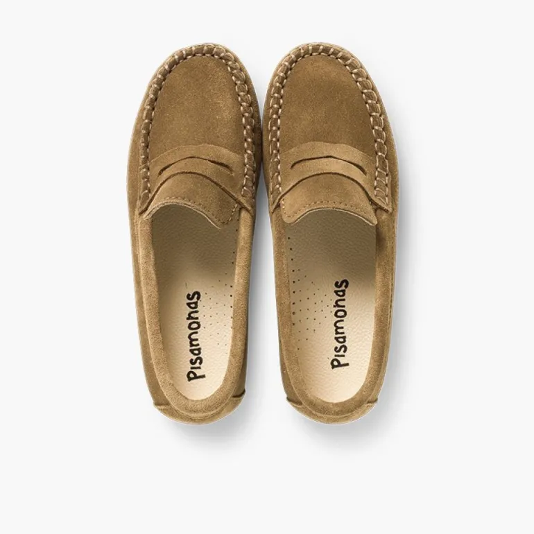 Menino Pisamonas Mocassins Camurca