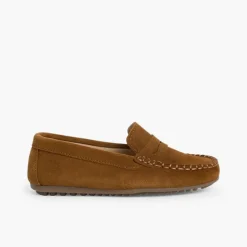 Menino Pisamonas Mocassins Camurca