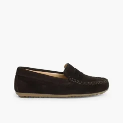 Menino Pisamonas Mocassins Camurca