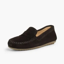 Menino Pisamonas Mocassins Camurca
