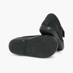 Menino Pisamonas Mocassins Camurca Com Tiras Aderentes