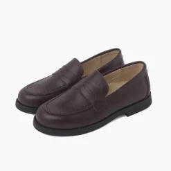 Menino Pisamonas Mocassins Colegiais Azul Marinho/Preto