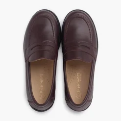 Menino Pisamonas Mocassins Colegiais Azul Marinho/Preto