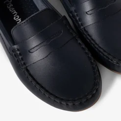 Menino Pisamonas Mocassins Couro