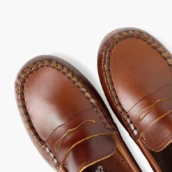 Menino Pisamonas Mocassins Couro