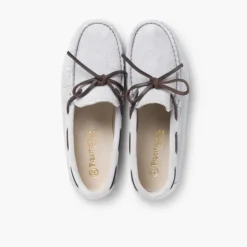 Menino Pisamonas Mocassins Menino Camurca Atacador Quadrado