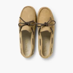 Menino Pisamonas Mocassins Menino Camurca Atacador Quadrado