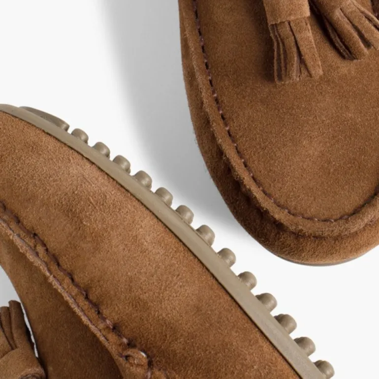 Menino Pisamonas Mocassins Menino Camurca Berloques