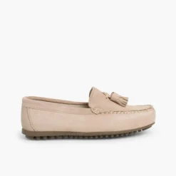 Menino Pisamonas Mocassins Menino Camurca Berloques