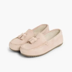 Menino Pisamonas Mocassins Menino Camurca Berloques